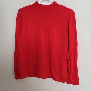 Joan Rivers Red Knit Top